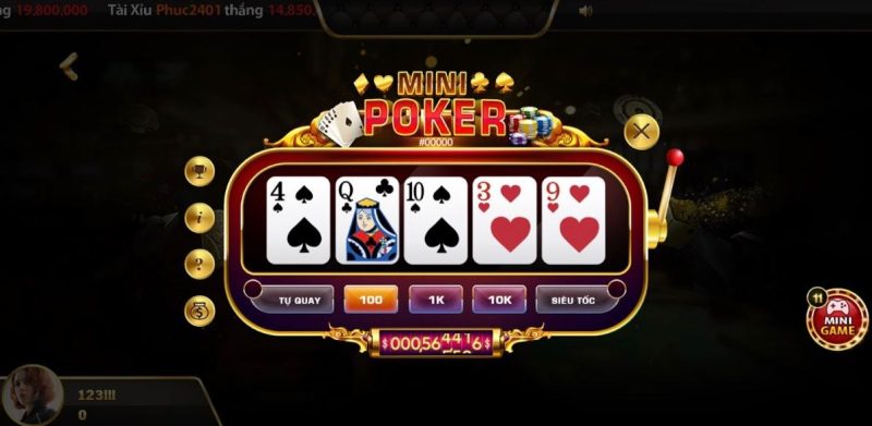 Kinh nghiệm chiến thắng khi chơi Mini Game Poker tại Zomclub